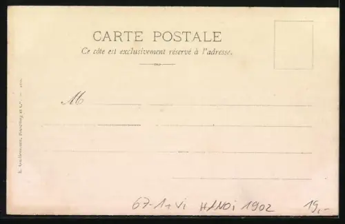 AK Hanoi, Lanswirtschafts-Pavillon auf der Ausstellung 1902