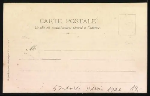 AK Hanoi, Ausstellungs-Gelände 1902