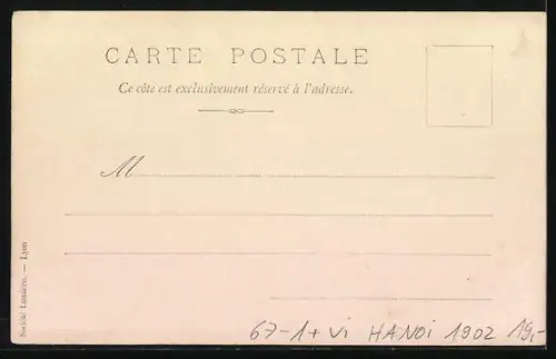 AK Hanoi, Ausstellungs-Gelände 1902