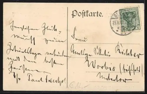 AK Berlin, Gasthaus Meyer`s Original-Meierei und Dorfschänke, Inh. G. Meyer, Jägerstrasse 13