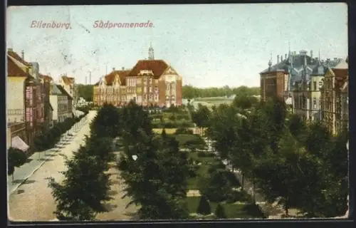 AK Eilenburg, Anlagen und Gebäude an der Südpromenade