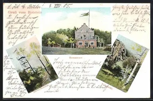 AK Sohland / Rotstein, Restaurant, Felspartie, Aussichtsturm