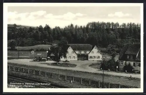 AK Fischingen /Sulz, Gasthaus und Pension zum Bahnhof