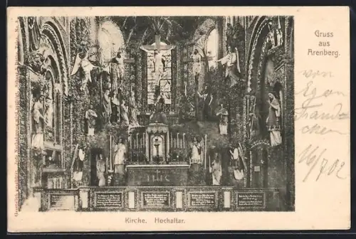 AK Arenberg, Kirche, Hochaltar