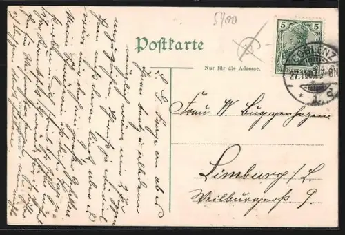 AK Arenberg, Ortsansicht, Roter Hahn