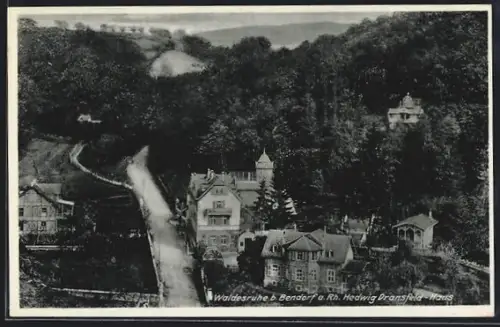 AK Bendorf / Rhein, Kolonie Waldesruhe mit hedwig Dransfeld-Haus