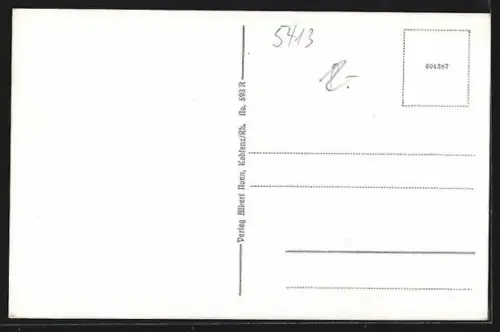 AK Bendorf / Rhein, Kolonie Waldesruhe mit hedwig Dransfeld-Haus