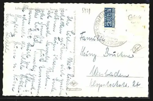 AK Katzenelnbogen, Ortspanorama mit Kirche