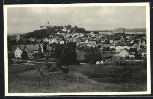 AK Montabaur /Westerwald, Totalansicht mit Umgebung aus der Vogelschau