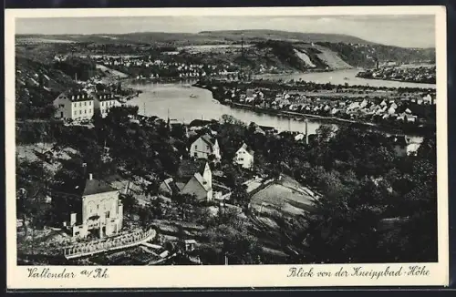 AK Vallendar a. Rh., Blick von der Kneippbad-Höhe