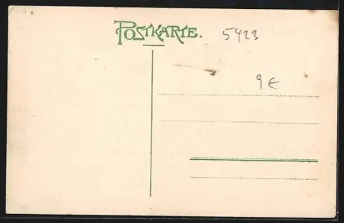 AK Braubach, Ortsansicht mit Marxburg