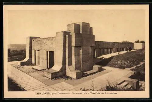 AK Thiaumont, Monument de la Tranchée des Baïonnettes