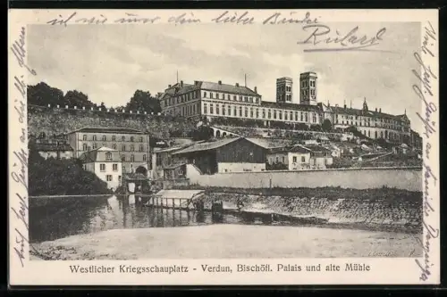 AK Verdun, Palais épiscopal et ancienne meunerie