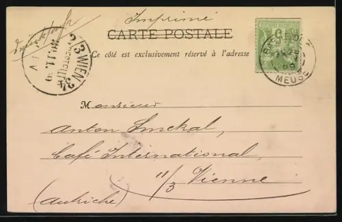 AK Bar-le-Duc, Pont et Église Notre-Dame