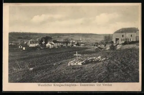 AK Dannevoux, Champ de bataille occidental avant Verdun