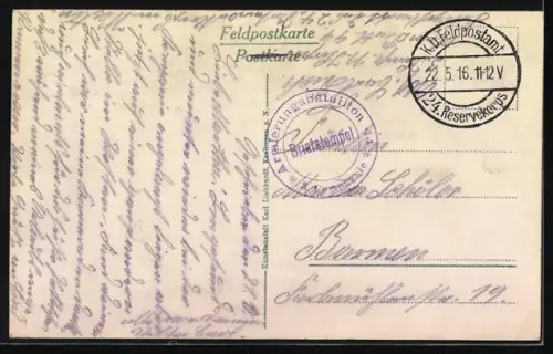 AK Villers-devant-Dun, Église du village avec habitants sur la place