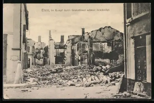 AK Étain, Gravement endommagé par le feu des grenades en combat