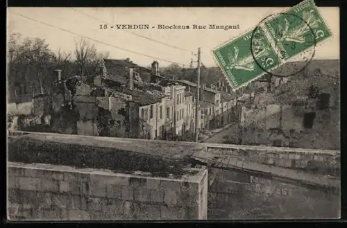 AK Verdun, Blockaus Rue Mangaut