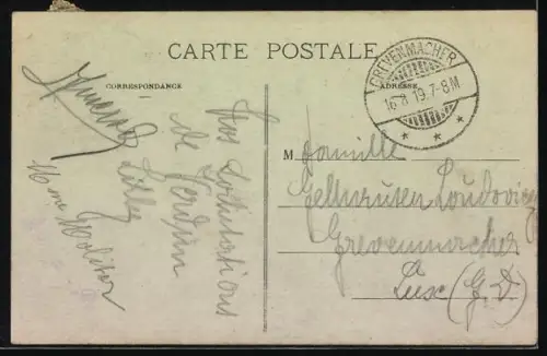 AK Verdun, Blockaus Rue Mangaut