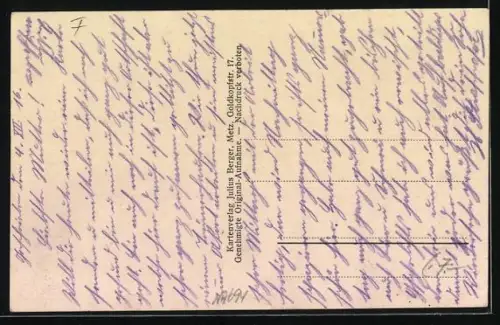 AK Vigneulles, Vue panoramique du village avec deux personnes au premier plan