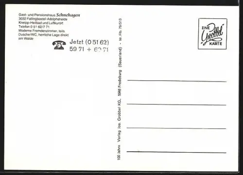 AK Fallingbostel-Adolphsheide, Gast- und Pensionshaus Schnehagen