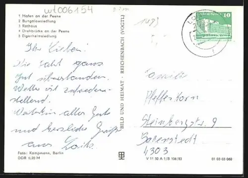 AK Loitz /Demmin, Hafen an der Peene, Rathaus, Drehbrücke an der Peene