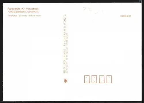 AK Pansfelde, Ausflugsgaststätte Gartenhaus