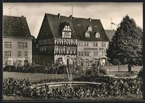 AK Frankenhausen /Kyffh., Hotel Thüringer Hof am Anger