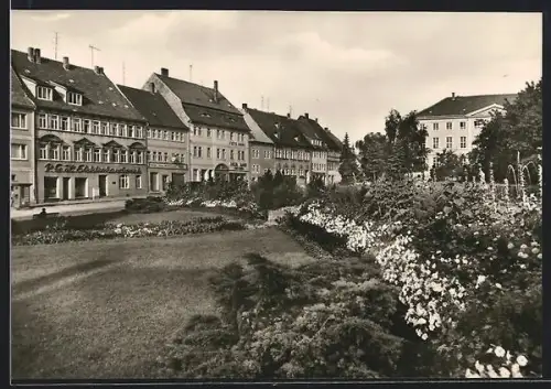 AK Bad Frankenhausen /Kyffh., Anger mit Grünanlage