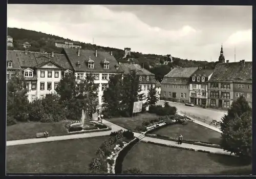 AK Bad Frankenhausen, Ortspartie Am Anger