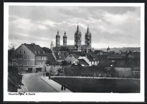 AK Naumburg a. d. Saale, Blick zum Dom