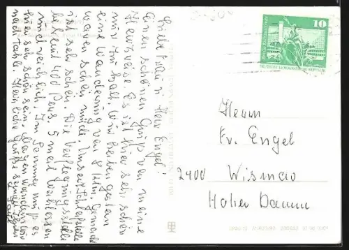 AK Friedrichsbrunn, Blick von der Terrasse des Sanatoriums Ernst Thälmann