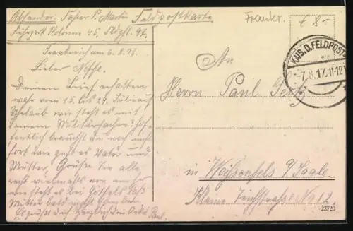 AK Sivry a. d. Maas, Vue du village avec routes et cours d`eau