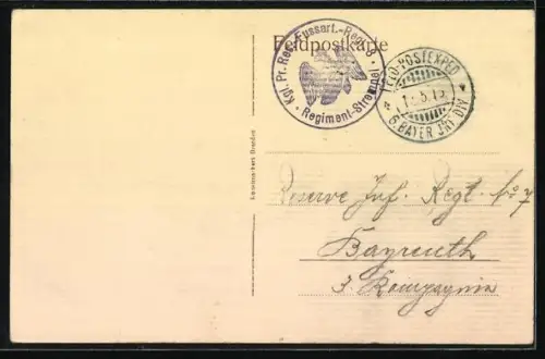 AK St.-Mihiel, Zerstörte Maasbrücke