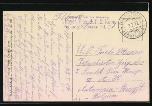 AK St. Mihiel, Pont sur la Meuse détruit