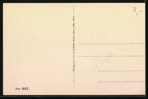 AK Hattonchâtel, Portail principal et cloître de l`église en ruines