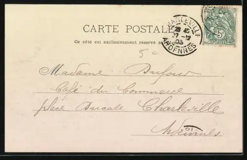 AK Stenay, Vue sur le Canal avec chemins et bâtiments adjacents