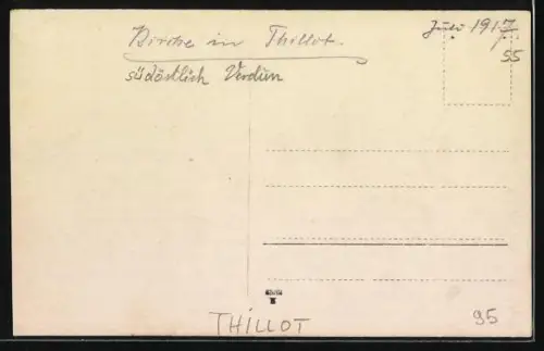 AK Thillot, Intérieur d`une église en ruines après la guerre