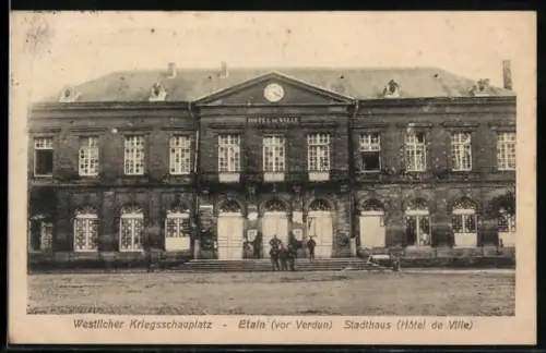 AK Etain /Verdun, Hôtel de Ville, Stadthaus