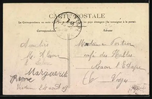 AK Verdun, Place Chevert et Pont Beaurepaire