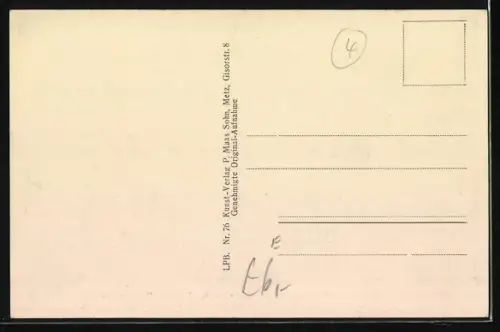 AK Varvinay, Réfugiés francais abrités dans l`église par des soldats allemands