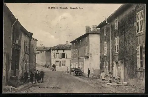 AK St-Aubin /Meuse, Grande Rue