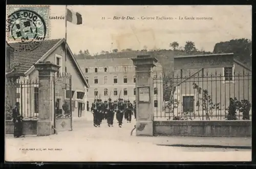 AK Bar-le-Duc, Caserne Exelmans, La Garde montante