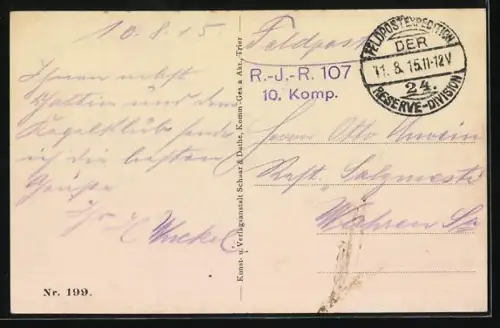 AK St. Maurice, Beim Maschinengewehrputzen und Pferdeapell