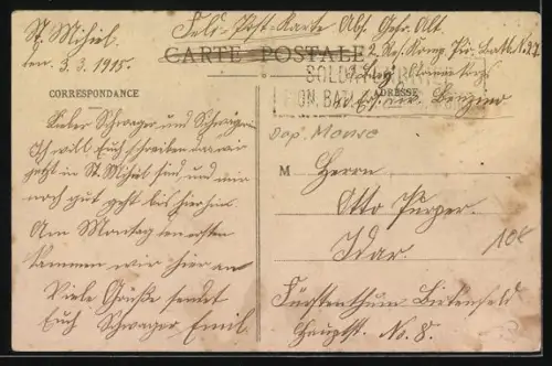 AK St.-Mihiel, Entrée de la Caserne du 161e Régiment d`Infanterie