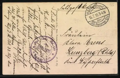 AK St. Mihiel, Soldats exercant devant la mairie