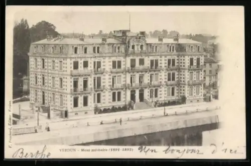 AK Verdun, Mess militaire, 1891-1893