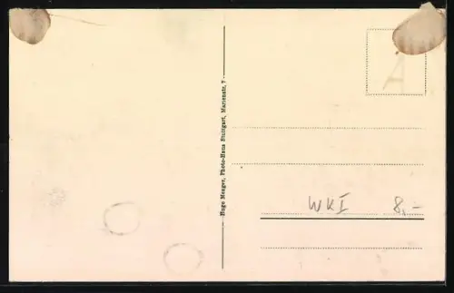 AK Montmédy, Württemberger Soldaten in der Stadt