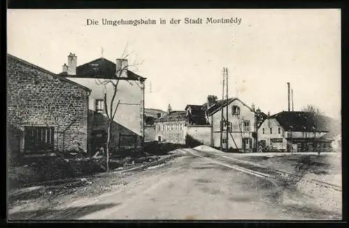 AK Montmédy, La voie de contournement dans la ville