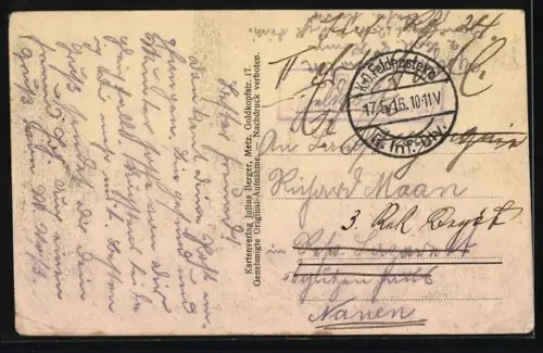 AK Combres, Bâtiments endommagés et scènes de rue après un conflit